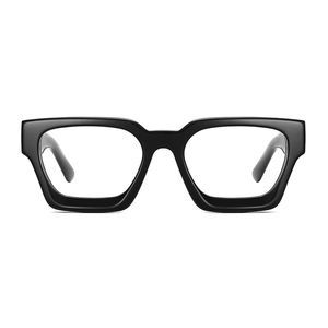 工場直接供給ファッションスクエア眼鏡フレームユニセックス特大光学眼鏡フレーム透明眼鏡ビッグアイウェア - Product Image 5