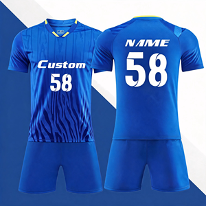Setelan Sepak Bola Transfer Panas Grosir. Logo, Nama, dan Nomor yang Dapat Disesuaikan Dapat Ditambahkan; Jersey Sepak Bola Remaja - Product Image 1