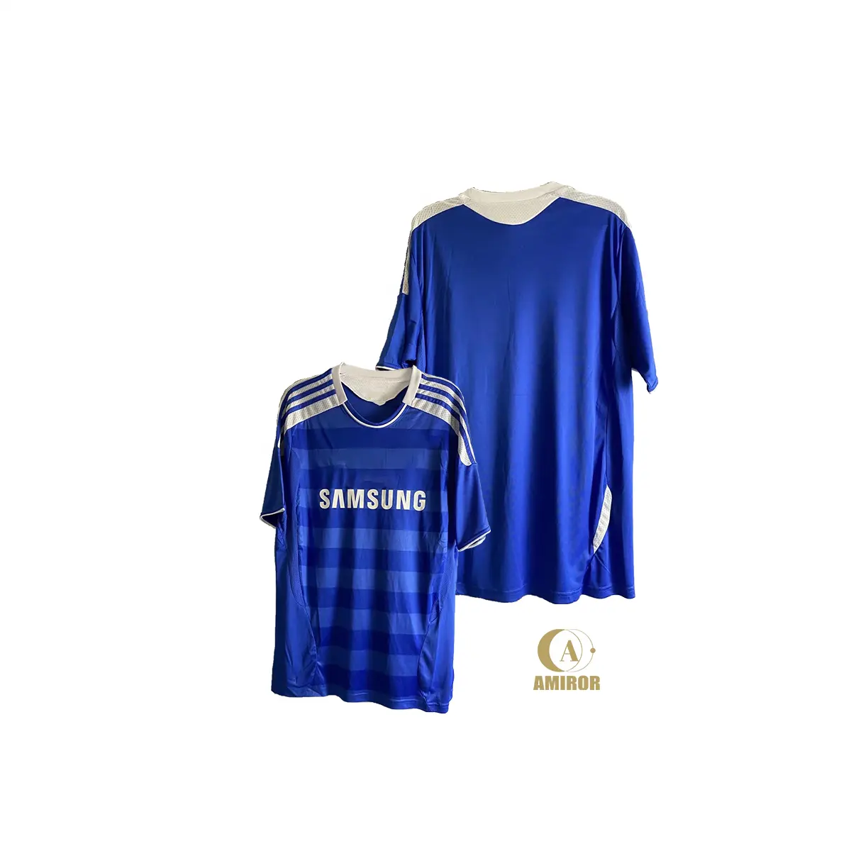 Retro 2011-2012 Thuis Chelseas Jersey Voetbalshirt Kit Chelseas Retro Voetbalshirt Uniforme De Futebol Soccer Jersey Set