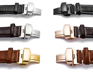 <span class=keywords><strong>20mm</strong></span> 22MM 18mm <span class=keywords><strong>SmartWatch</strong></span> pulsera <span class=keywords><strong>Correa</strong></span> mujeres hombres lujo capa superior cuero de vaca Real cuero genuino reloj inteligente banda - Product Image 5