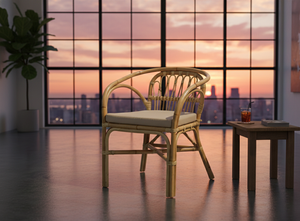 Dolvio Versatile Rattan <b>Armchair</b> Modular Tufted Leisure Relaxation Outdoor Living Comfortable Stylish Seating Apartment Hotel - Product Image 4