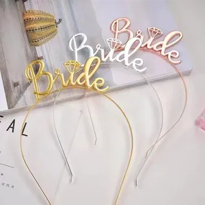 Bride Be Satin Sash White Veil Hairband Elegant Bridal Shower Wedding Decorations Bachelorette <strong>Party</strong> <strong>Hen</strong> Night Bridal <strong>Headband</strong> - Product Image 6