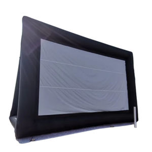 Pantalla de proyección trasera inflable, proyector de TV, Teatro inflable para exteriores, cine comercial, pantalla de película hinchable negra grande - Product Image 1