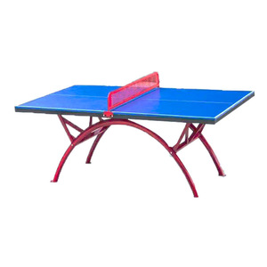 Tavolo da Ping Pong Moderno Resistente alle Intemperie per Interni/Esterni, Struttura in Tubi Zincati Rinforzati, Rete Pieghevole per Cortile e Parco - Product Image 6