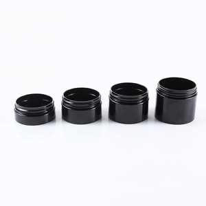 Black PET Cosmetic <b>Jars</b> for Canned Food Candy <b>Cookie</b> & Baby Food Custom Logo 80ml-250ml Sizes - Product Image 5