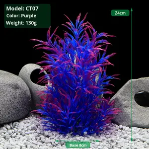 Fabrikant Directe Verkoop Gesimuleerde Waterplanten Vishuis Plastic Aquarium Decoratie Voor Landschapsarchitectuur Aquarium Accessoires - Product Image 2