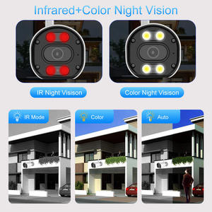 Eseecloud 4CH đầy đủ màu sắc Camera An Ninh hệ thống tầm nhìn ban đêm Bullet hai chiều âm thanh Màn hình IP66 NVR không dây ứng dụng truy cập - Product Image 2