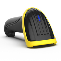 Escáner de Código de Barras Inalámbrico USB 2.4G 2D 1D, Lector de Códigos QR con Cable, Alcance de 30-50m, 200 Escaneos/Segundo, en Stock