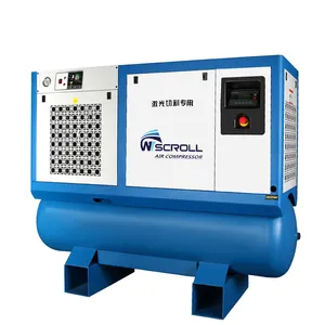 China portable silence 6hp 4.5kw scroll electric silent air compressor for blow molding machine