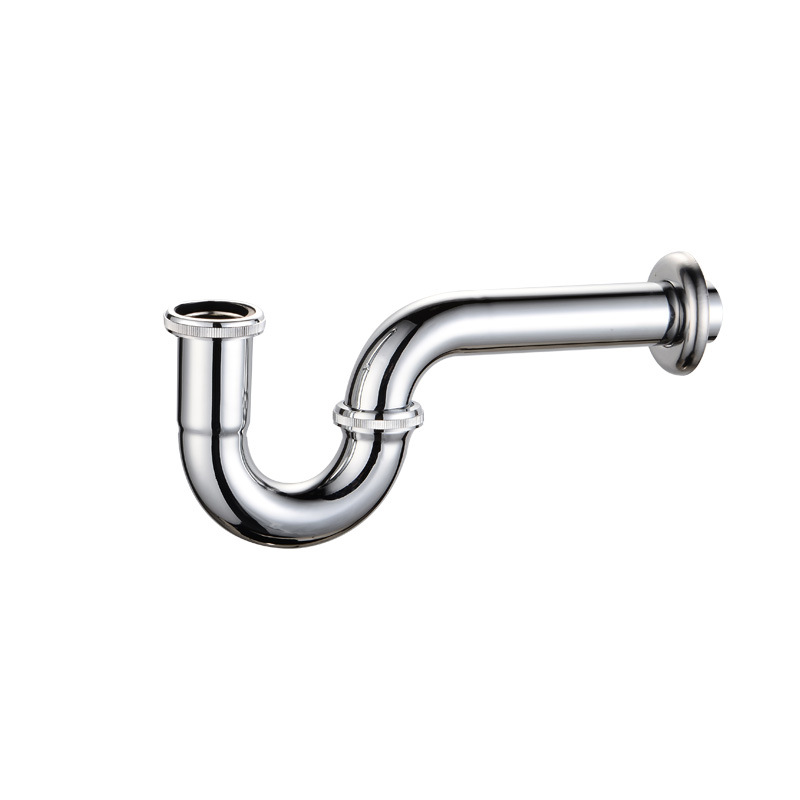 Codo de pared para tubería de agua, acero inoxidable 304.