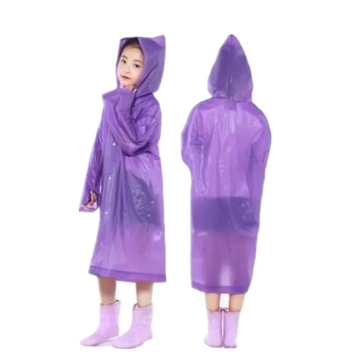 Manteau de pluie imperméable à imprimé dessin animé pour enfant, poncho de pluie
