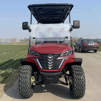 Voiturette de golf électrique tout-terrain personnalisée avec batterie au lithium 48V 72V pour activités de plein air et chasse