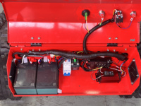 Tondeuse à gazon et débroussailleuse 2-en-1 télécommandée à essence, moteur 4 temps, pour terrains accidentés et zéro-turn
