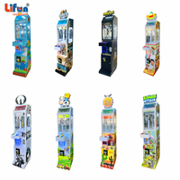 Lifun Mega Mini Claw Crane Machine avec accepteur de billets, jeu d'arcade personnalisé avec casier de récompenses, certifié CE, divertissement familial LF-C13