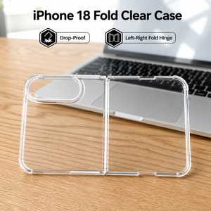 <span class=keywords><strong>Coque</strong></span> de téléphone transparente personnalisée avec logo pour <span class=keywords><strong>iPhone</strong></span> 18 Fold, antichute, hybride, fine, anti-poussière, anti-rayures, vente en gros, directement de l'usine - Product Image 2