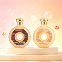 Prêt à expédier, directement de l'usine, parfum pour femme en spray en flacon Donut, longue durée, aux notes de fraise, cerise, crème glacée, lait et vanille, 100ml 3.38oz