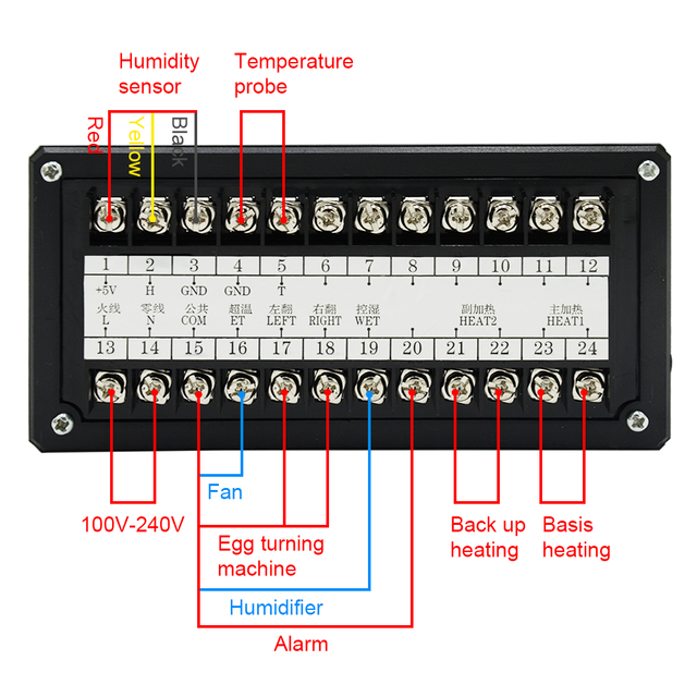 100-240VAC/DC High Quality Guarantee Humidity Controller and Digital Temperature Controller Thermostat