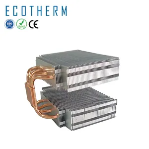 מקצועי גבוה כוח שני מגדל חום צינור cooler מותאם אישית גוף קירור קירור מודול