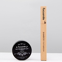 Poudre de blanchiment des dents au charbon actif à saveur de menthe 100% naturelle en gros