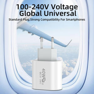 Adaptador USB+PD de 40W para Cargador de iPhone QC3.0 Tipo-C Cargador de Teléfono USB para Samsung/Xiaomi/Vivo/Huawei - Product Image 5