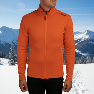 NOORVIK/3 inverno in pile da uomo antivento in maglia di poliestere con cappuccio con chiusura a cerniera con motivo stampato ricamato Technics - Product Image 3