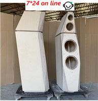 MZ-001 özelleştirilmiş 8 inç 10 inç 12 inç çift Woofer üç yönlü dört yönlü hoparlör boş kutu