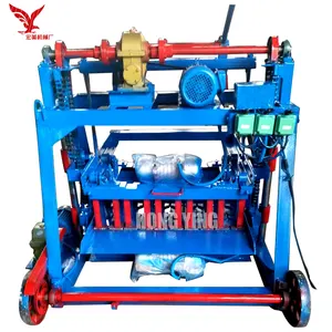 Small investment QMY4-40 Ghana mobile block making machine for sale