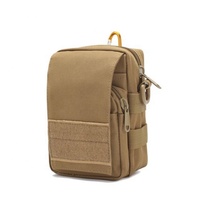 Ceinture extérieure avec matériau balistique imperméable 600D Molle vide patrouille utilitaire pochette tactique fermeture à glissière
