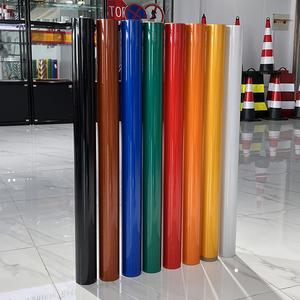 Lu סין באיכות גבוהה מדבקות ויניל רפלקטיבי 1.24x45.7 מ 'צבע ריטרפלטיבי רפלקטיבי חומר עבור תנועה