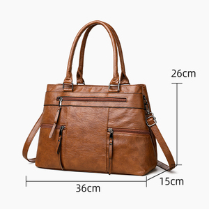 Borsa elegante da donna <span class=keywords><strong>borse</strong></span> con manico superiore in pelle di alta qualità borsa da donna a tracolla Casual Tote Bolso Marca <span class=keywords><strong>Lujo</strong></span> - Product Image 2