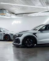 Kit carrosserie large en fibre de carbone sèche style ABT pour Audi RSQ8 2025+ - Lame avant, jupes latérales, diffuseur et spoiler
