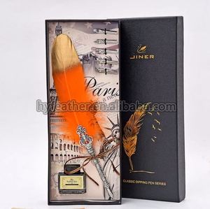 Vente en gros <span class=keywords><strong>d</strong></span>'encre vintage dip set <span class=keywords><strong>plume</strong></span> <span class=keywords><strong>calligraphie</strong></span> <span class=keywords><strong>plume</strong></span> stylo <span class=keywords><strong>plume</strong></span> pour écrire Signature cadeau mariage nuptiale douche fête approvisionnement - Product Image 2
