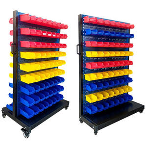 Estante de exhibición de tablero de metal pesado personalizado, accesorios de herramientas de ferretería, soporte de góndola, estantes de apilamiento - Product Image 5