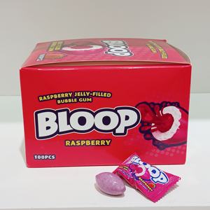 Bonbons à mâcher sandwichés croustillants à la confiture de framboise avec logo personnalisé - Product Image 2