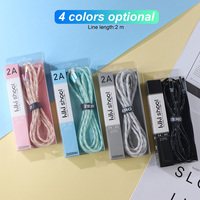 Câble USB de charge rapide SD-213 2A pour iPhone 14/13/12/11/Xs Max/Xr/X/8/7/6/Plus/5/SE, matériau PVC, longueur 2M