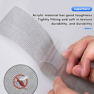Reparación de parches de mosquitera para puerta de ventana, tamaño personalizado, cinta de reparación de pantalla de malla de fibra de vidrio - Product Image 2