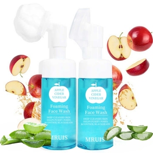 Aceto di sidro di mele Aloe Vera combattere il controllo <span class=keywords><strong>antibatterico</strong></span> schiarente sbiancante delicato esfoliante idratante detergente per il <span class=keywords><strong>viso</strong></span> - Product Image 4