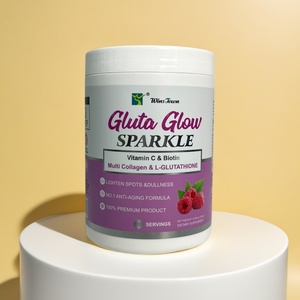 Gluta Glow Sparkle Collagène pour <span class=keywords><strong>la</strong></span> Peau et Vitamine C – Complément Alimentaire Beauté de <span class=keywords><strong>la</strong></span> Peau – Poudre de Peptides de Collagène Hydrolysé - Product Image 3