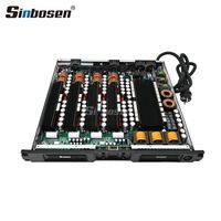 Penguat Audio Profesional Daya Besar 3500W Kelas D Berkualitas 1U 4 Kanal