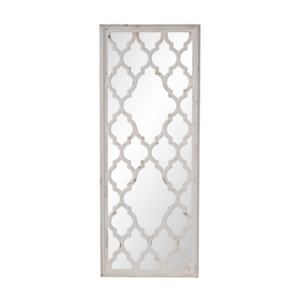 Specchio da terra bianco effetto invecchiato 24 x 60, specchio a figura intera per bagno, camera da letto, soggiorno - Product Image 2