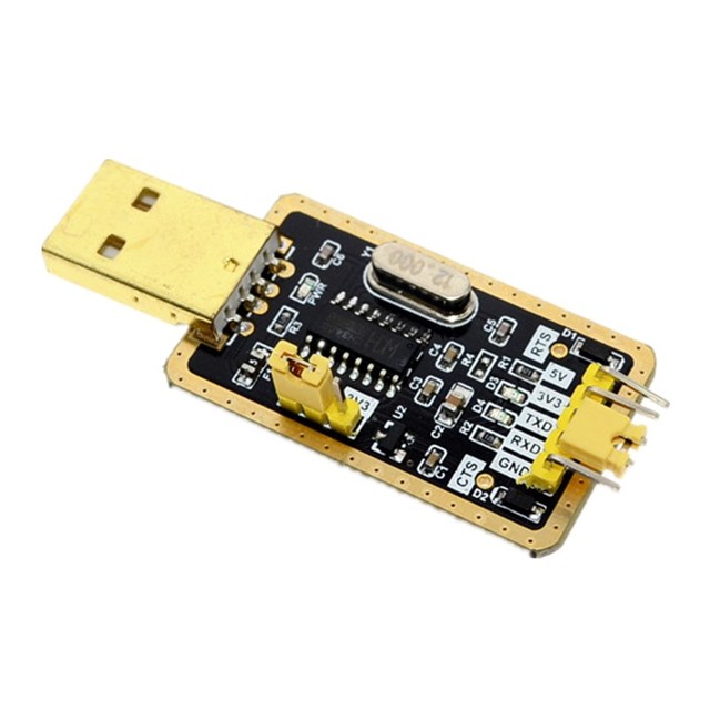 Baixinda CH340 Module Customized Replaces PL2303 RS232 to TTL & USB to Serial Port Converter 3.3-5V Supply Voltage Small Size