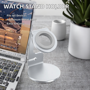 Support de montre portable anti-corrosion de haute qualité, support de montre en alliage d'aluminium pour bureau et lit, universel pour montre - Product Image 2