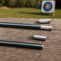 Inserts de flèches en aluminium pour tir à l'arc, vente en gros, ID 6,2 mm |   Composant en aluminium 6061 usiné CNC pour flèches en carbone