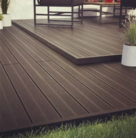 Terrasse en WPC solide traditionnelle chinoise, spéciale pour l'ingénierie, durable, pour l'extérieur, haute densité de population