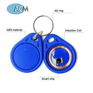 13.56mhz 可重写防水 ABS <span class=keywords><strong>RFID</strong></span> 迷你标签钥匙扣，带 NFC 钥匙链访问控制功能 - Product Image 5