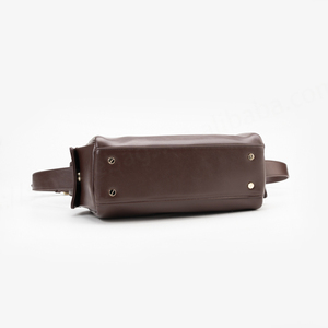 Sac à main de luxe pour femme, à une épaule, en PU avec fermeture éclair, doublure en polyester, style tendance - Product Image 6