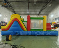 Jeu d'obstacles gonflable combiné de location en PVC de qualité supérieure pour adultes en plein air