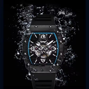 Montres mécaniques de marque tendance, étanches, avec boîtier carré lumineux, fabriquées en Chine - Product Image 4