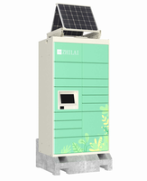 Casier à colis solaire extérieur intelligent avec batterie LFP
