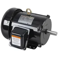 Moteur électrique triphasé durable à montage sur bride, cadre NEMA 56C, 1,5 CV, 208-230V, efficacité IE2 pour systèmes de convoyage
